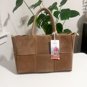 NWT ISADORA Suede Italian Leather | Tote